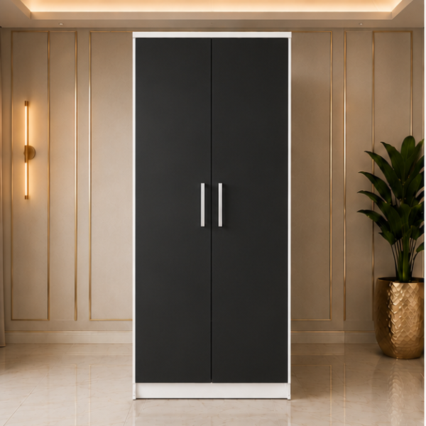 Modern 2 Door Wardrobe – Smart Storage, Timeless Style