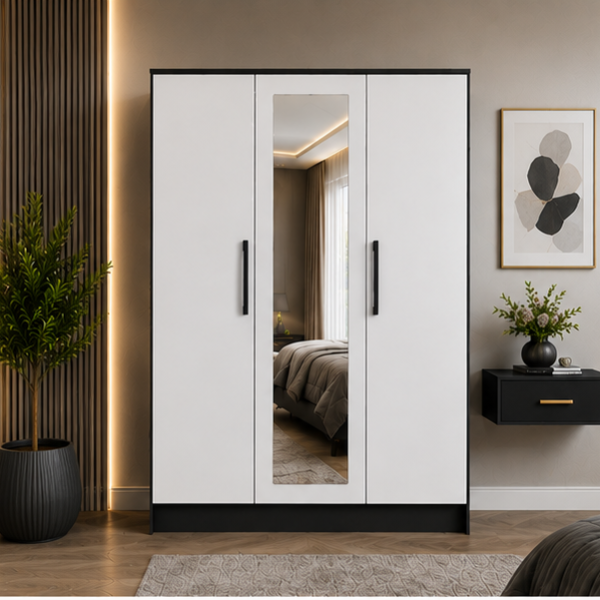 Large Capacity 3 Door Wardrobe