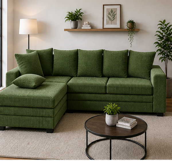 Modern Dylan 4 Seater Corner Sofa – Luxury Living Room Style
