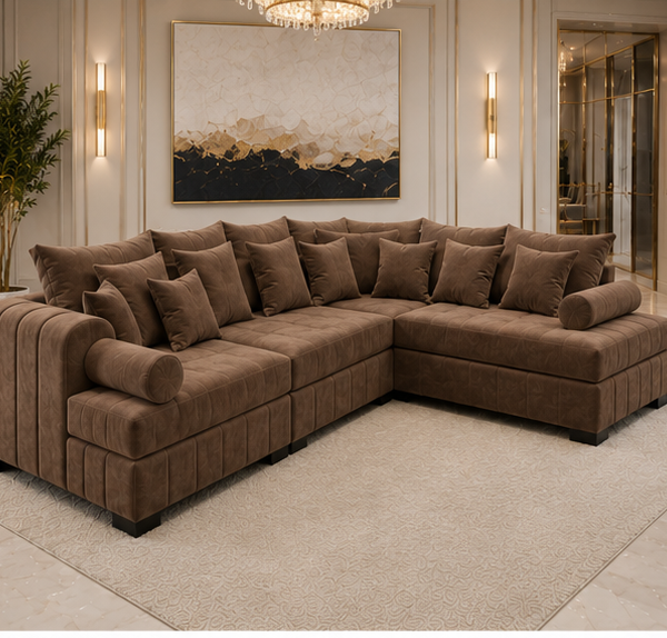 Lilly High-End Sectional Sofa with Premium Craftsmanship and Elegant Details