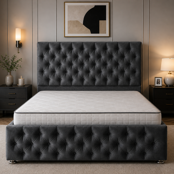 Space Saving Double Divan Bed Frame – Smart Storage Solution