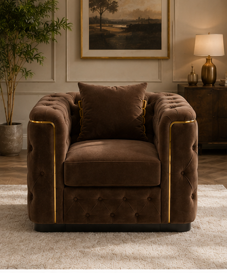 Luxury Chesterfield Accent Chair - Designed to Make a Statement