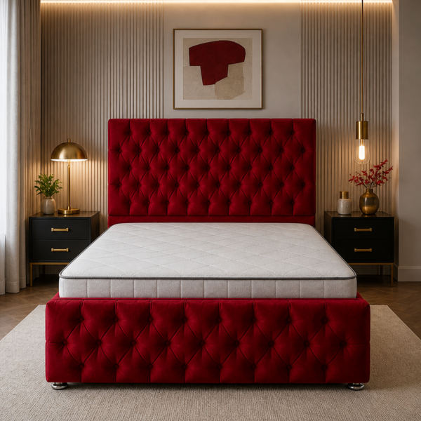 Luxury Double Divan Bed Frame – Elegant & Durable Design