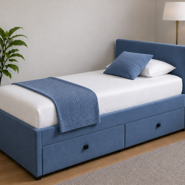 Space-Saving Divan Single Bed with Drawers
