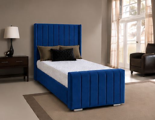 Panel Single Bed- Modern Panel Design Bed