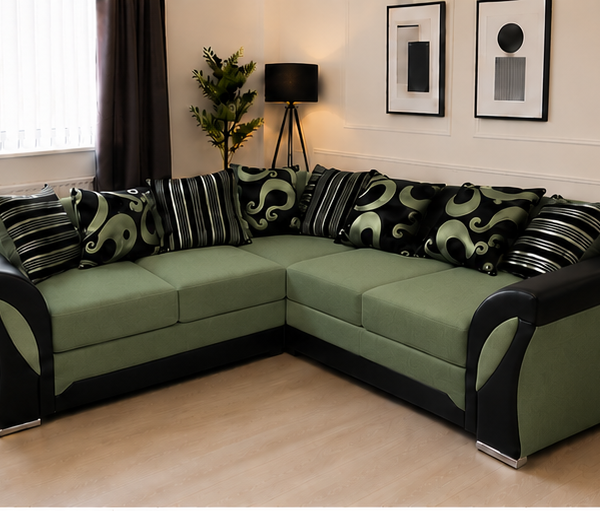 Shannon Fabric Corner Sofa | Stylish 5 Seater Family Seating