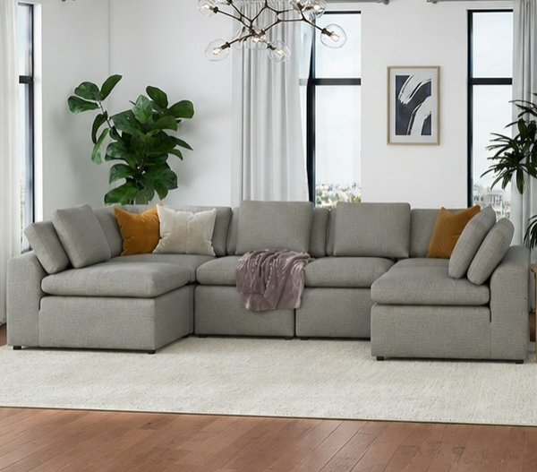 Spacious 6 Seater U Shape Sofa – Comfortable Lounge