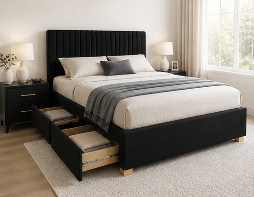 King Size Divan Bed with Drawers