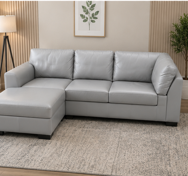 Regal Leather 4 Seater Corner Sofa