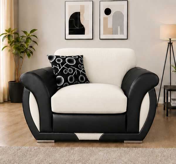 Shannon One Seater Off White Sofa | Perfect Blend of Style & Relaxation