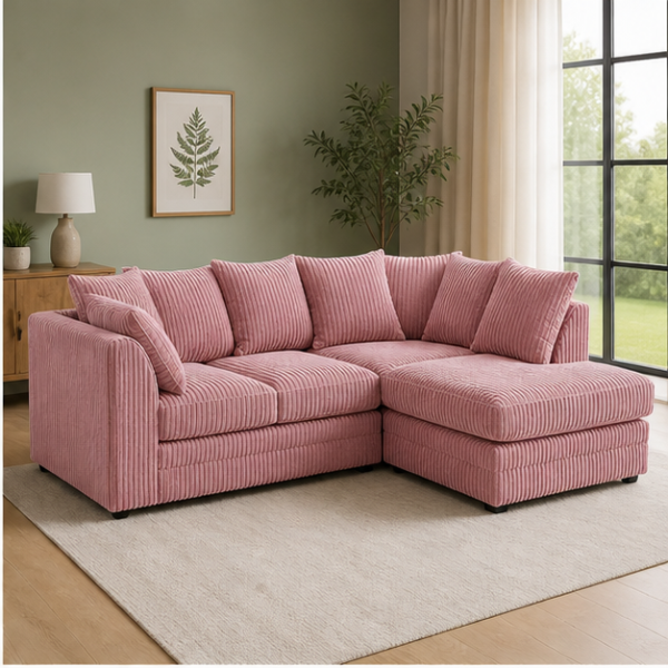 Luxury Dylan 4 Seater Corner Sofa – Soft Cushioned Comfort