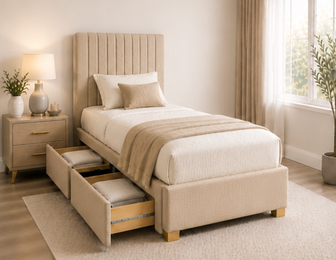 Single Divan Bed for Small Bedrooms - High Quality Single Divan Bed Base