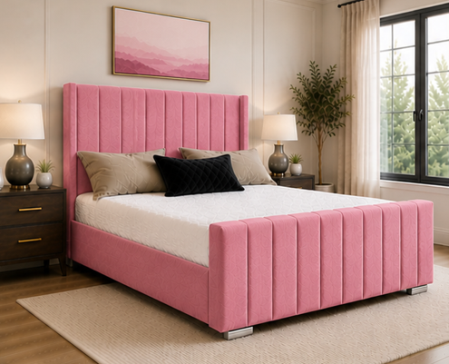 Panel King Size Bed – Modern Bedroom Design