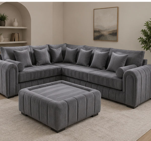 Lilly Modern 5 Seater L-Shape Sofa