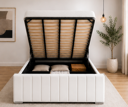 Ottoman Double Bed – Sleek and Spacious Storage Bed