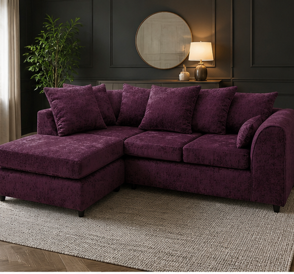 Stylish Dylan 4 Seater Corner Sofa – Elegant Living Room Design