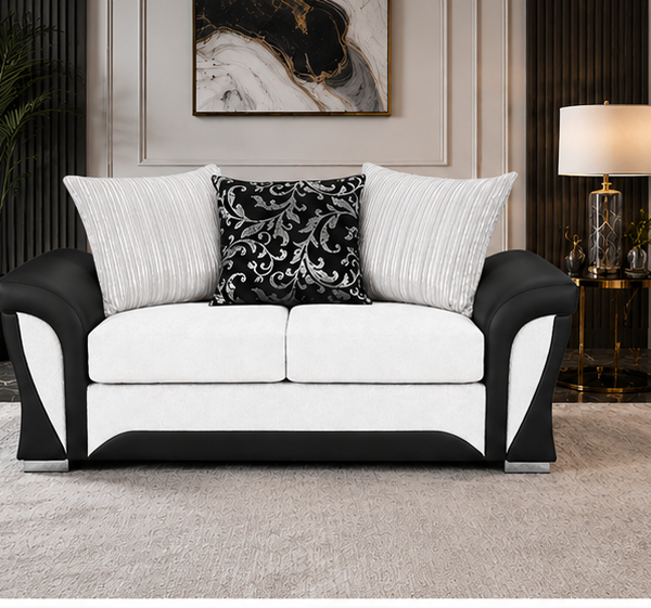 Shannon 2 Seater white Sofa -  Stylish Living, Everyday Comfort