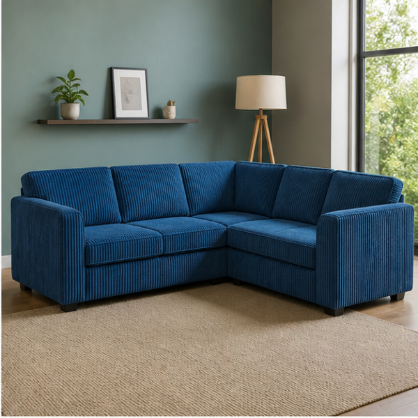 Dylan 5 Seater Corner Sofa – Soft Cushioned Comfort