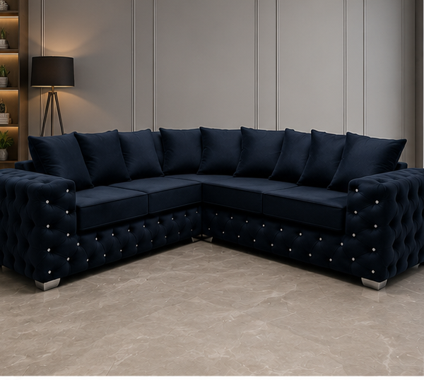 Ashton Five Seater Sofa – Modern Luxury Fabric Sofa