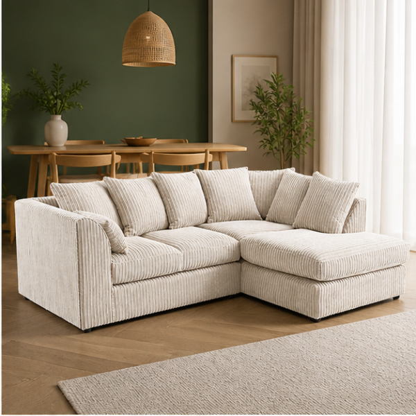 Upholstered Dylan 4 Seater Corner Sofa – Premium Modern Look