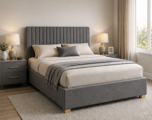 Modern Super King Size Divan Bed - Bed with Drawers