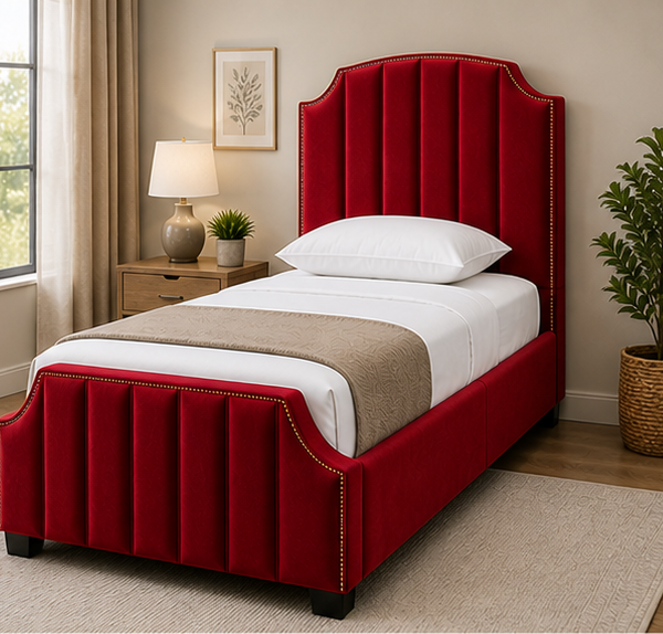 Arizona Single Bed – Elegant Modern Upholstered Bed