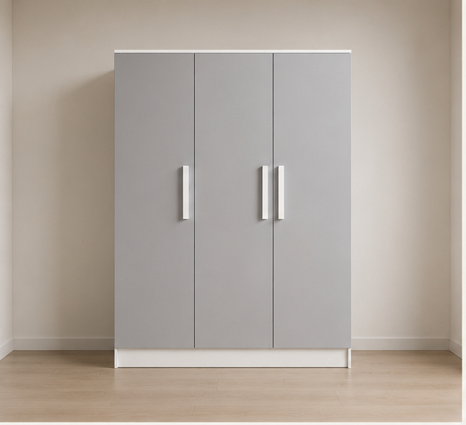 Modern 3 Door Wardrobe Unit | Organize Your Bedroom in Style