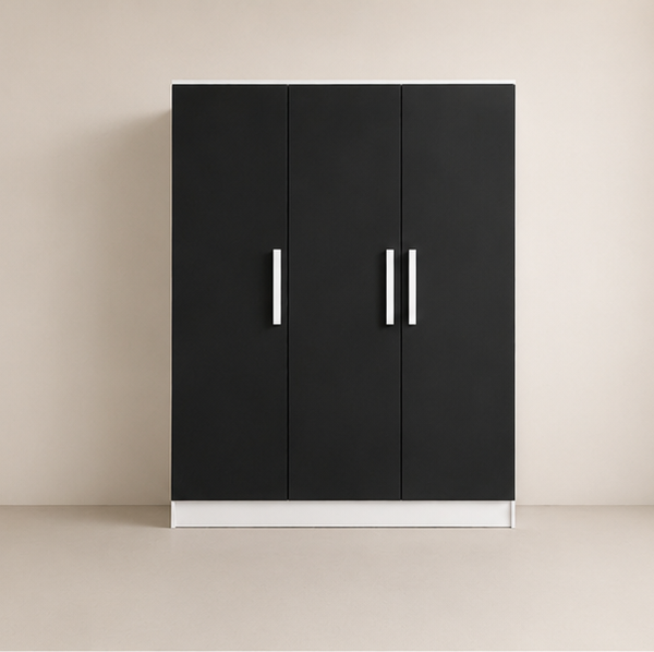 Contemporary Storage Wardrobe with 3 Doors | Practical Design for Modern Homes